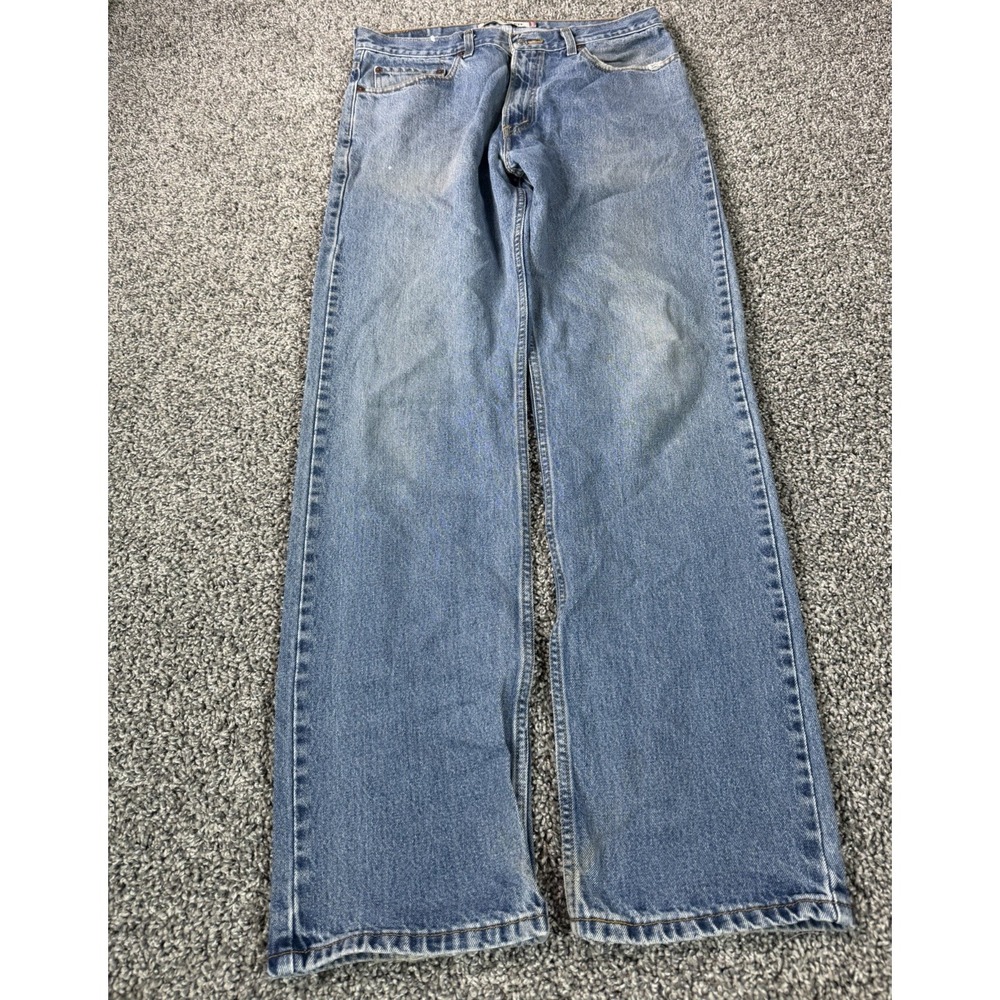 Vintage Y2K Levi's 505 Regular Fit Straight Jeans Men's Size 34X34 Blue